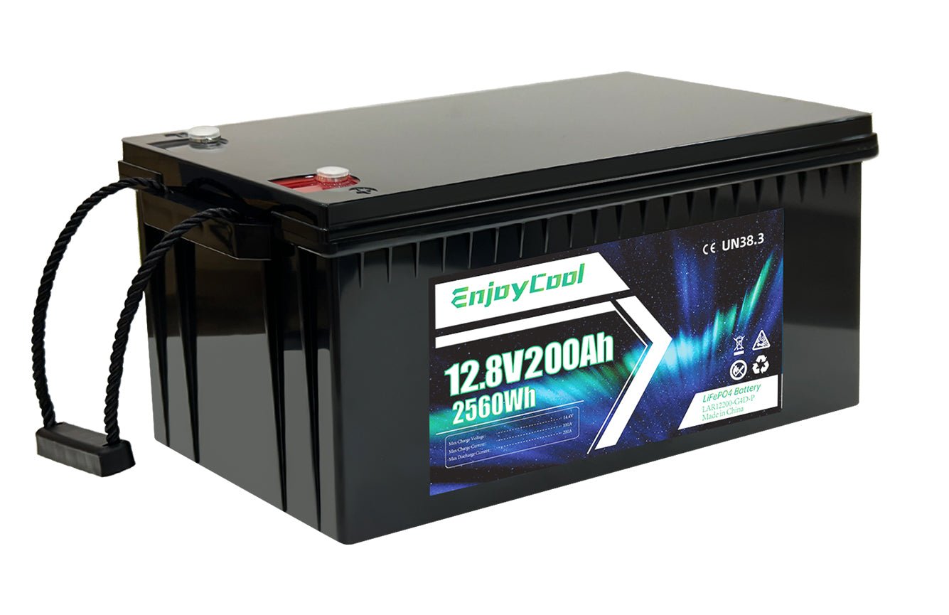 12V 200Ah LiFePO4 Batteryfor RV, Camping, Solar Energy, Marine, Trolling Motor - EnjoyCool