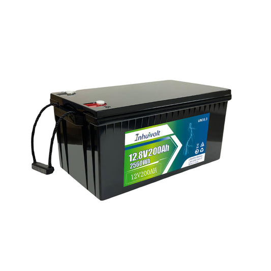 Batterie LiFePO4 12 V 200 Ah pour camping-car, énergie solaire, moteur de pêche à la traîne, hors réseau 