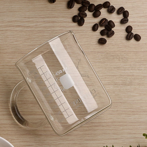 Caffeine Beaker Mug, Chemistry Coffee Mug 15.22 oz Borosilicate Glass, Measuring Graduated Beaker (450ml) - EnjoyCool